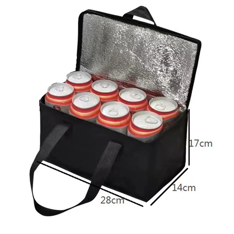 A68P-Beer Bento Wygodna składana torba na lunch Przenośna torba izolacyjna na zewnątrz Camping Torba izolacyjna z folii aluminiowej