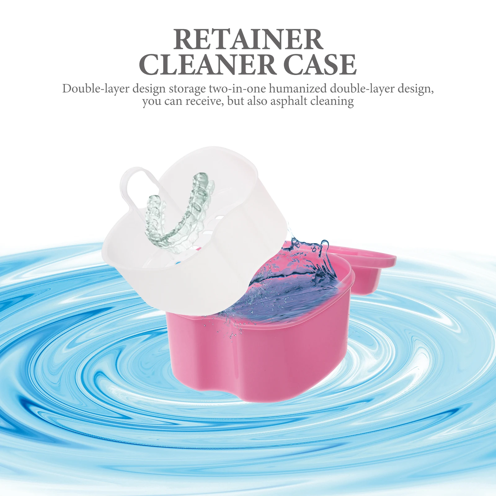 

3Pcs False Tooth Holder Breathable Denture Container Case Lightweight Portable Dental Guard Box for Indoor Outdoor Use