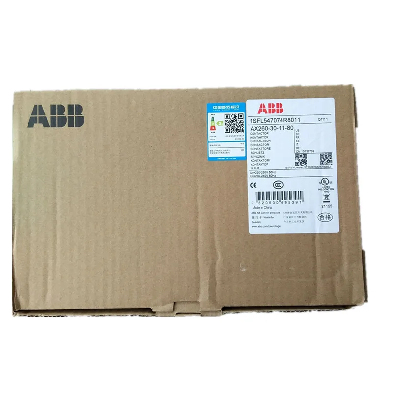 2025 الأصلي قواطع التيار المتردد AX260-30-11 260A AC110V 220 فولت 380 فولت عشرة التعويضات لواحد وهمية