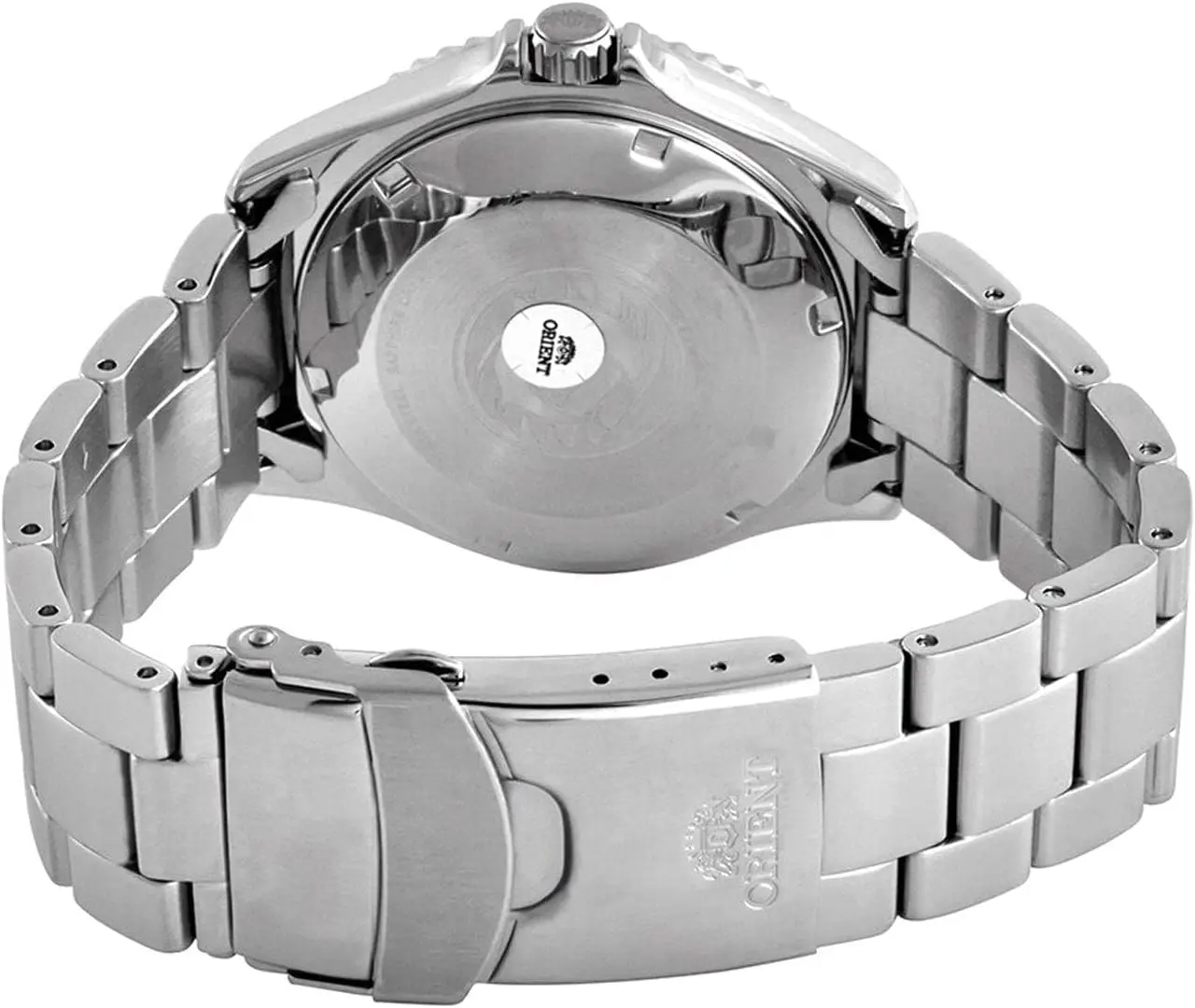 Men's Automatic Diving Watch with Stainless Steel Case, Japanese Movement for Water Resistance