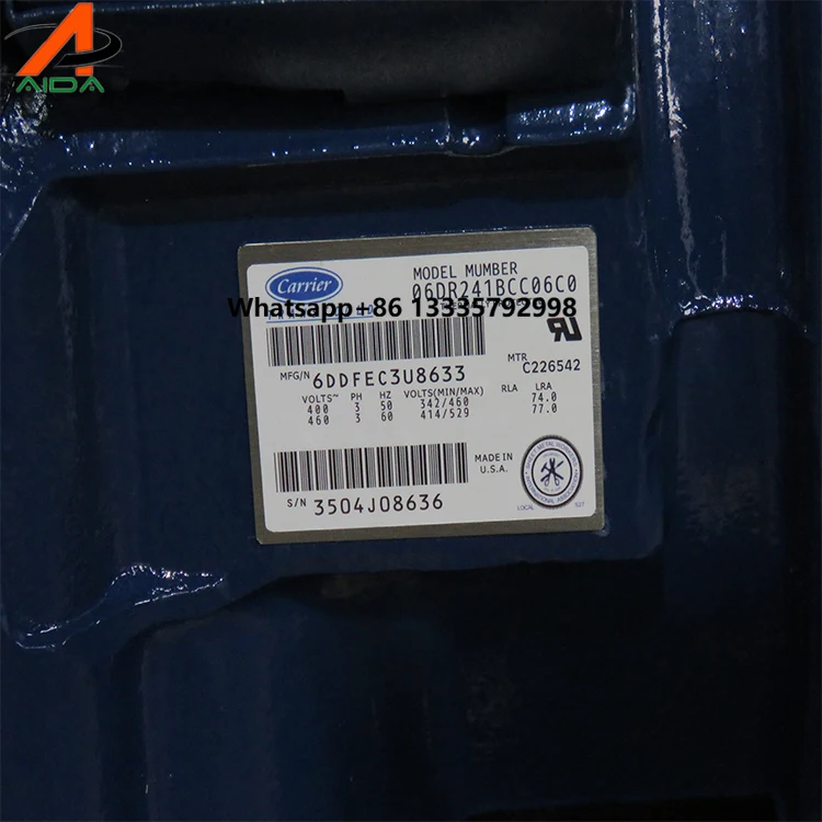 

Carrier Compressor Carlyle New & Genuine Model 06DR241 06DR241ACC06C0 for Reefer Container