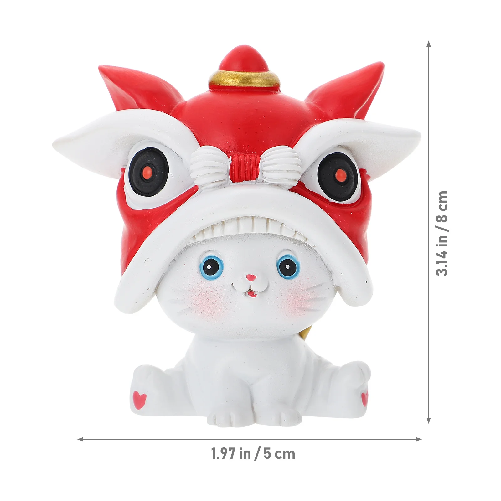 

1Pcs Creative Auspicious Cat Ornament New Year Decoration Perfect Desktop Gift Home New Year's Ornament