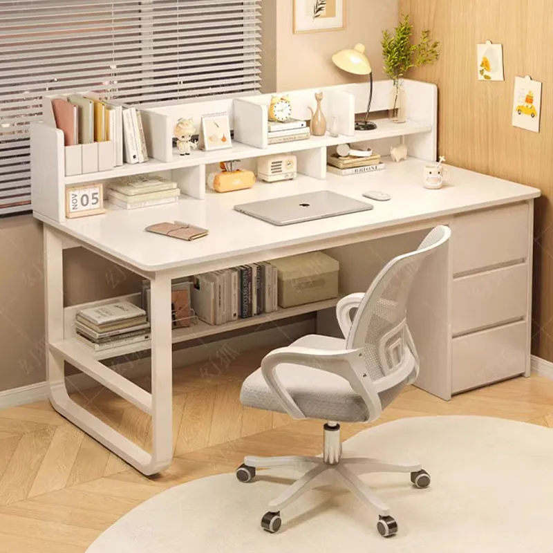 عرض درج مكتب منظم مكتب منظم مريح الكمبيوتر الغرور مكتب مكتب دراسة الاستقبال Tavolino الأثاث العصري