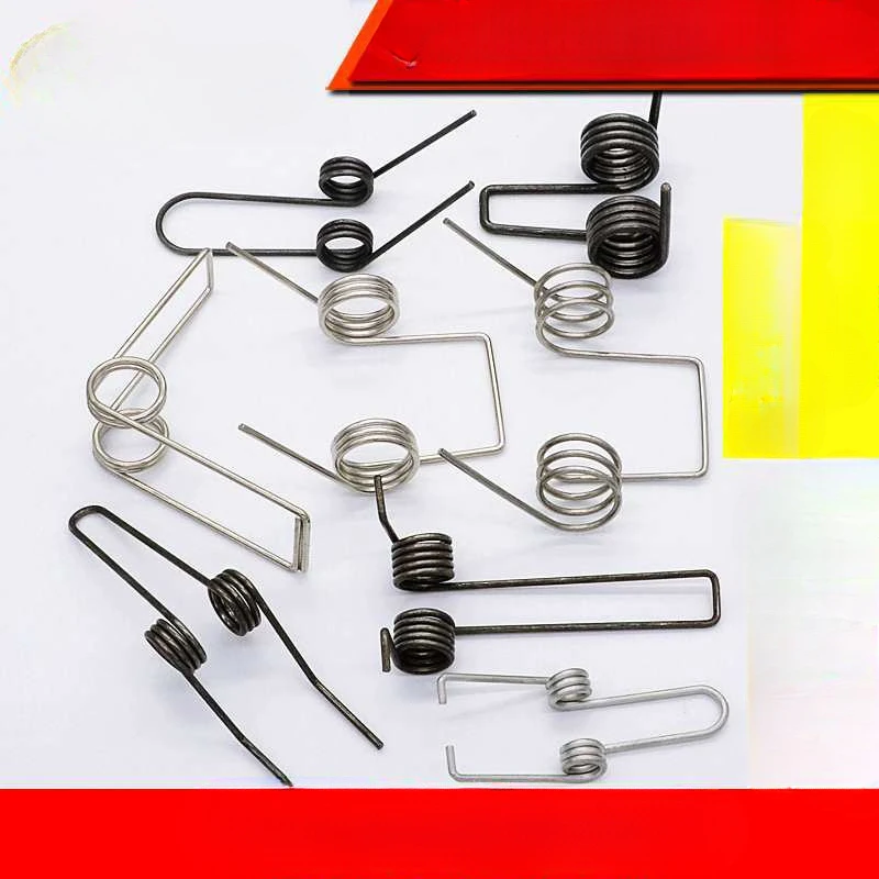 2PCS Baler 1.0mm Wire Diameter Double Torsion Return Springs   Stainless Or Spring Steel High Quality Rust Proof Spring