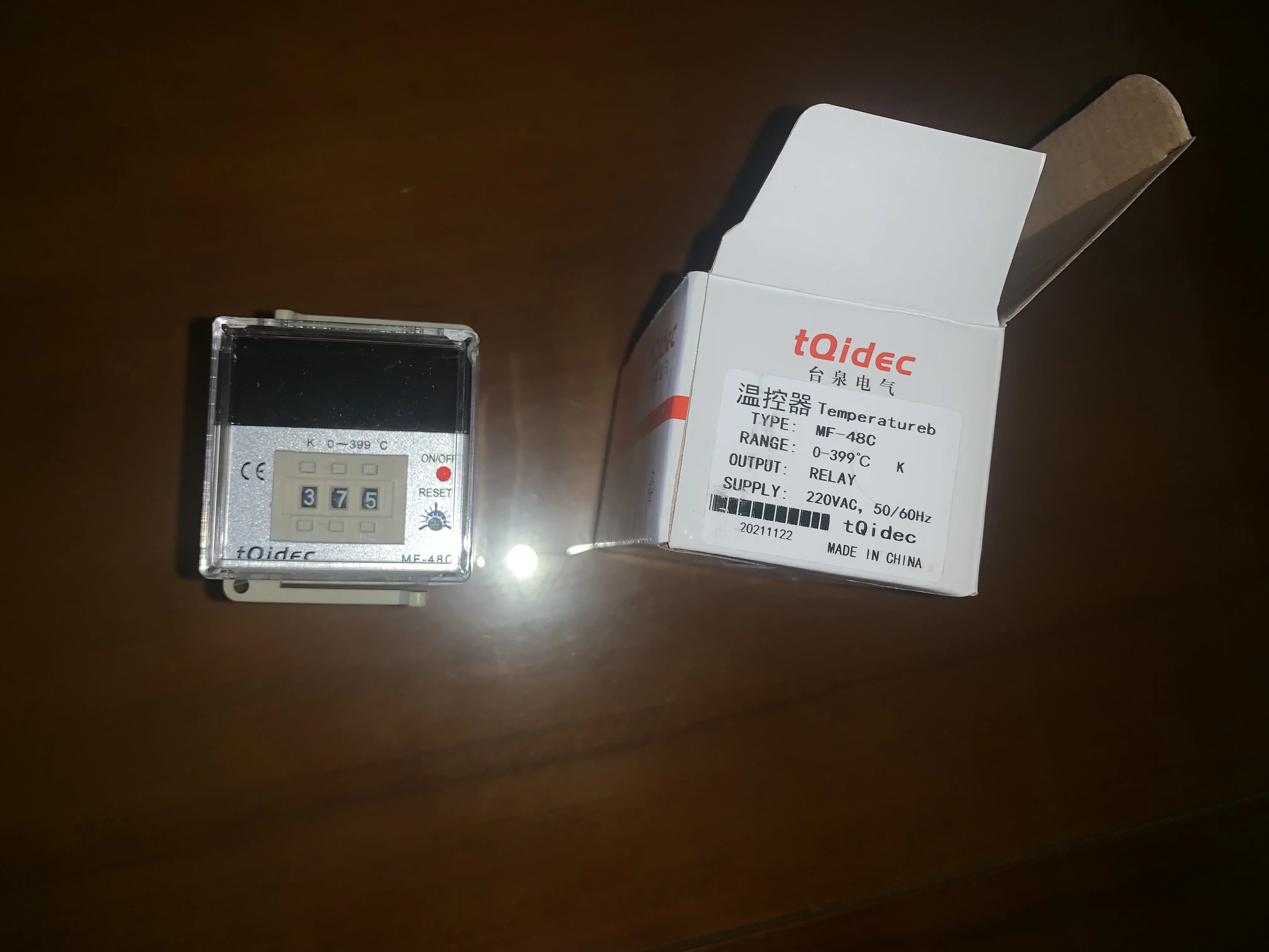 

Taiquan tqidec dial code setting digital thermostat E5C4 MF-48C (K399 relay)