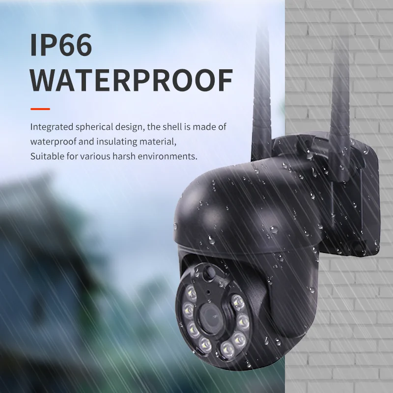 Home Security 4CH Draadloze CCTV Camera Systeem 3MP Eseecloud HD Waterdichte WiFi NVR Kit Outdoor IP PTZ Dome Camera