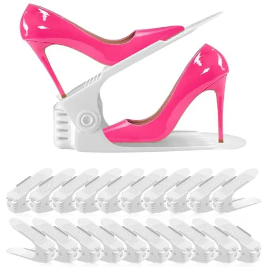 

Органайзеры для обуви (36 шт.) - Экономия места, регулируемые, утолщенные, для хранения пар обуви, экономия 50% пространства.