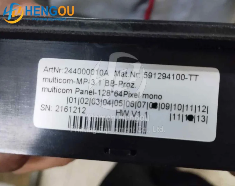 High Quality MP-3 244000010A Display For XL105 Heidelberg Offset Printer For Technotrans Water Tank Controller