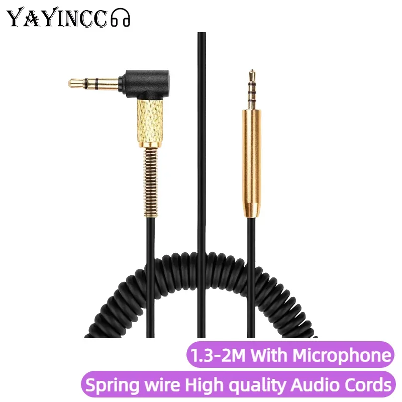 YAYINCC Replacement Spring Coiled 3.5MM to 2.5MM Plugs Earphone cord For Sony WH-CH700N WH-CH710N WH-CH720N MDR-ZX770BN ZX780DC - view 5