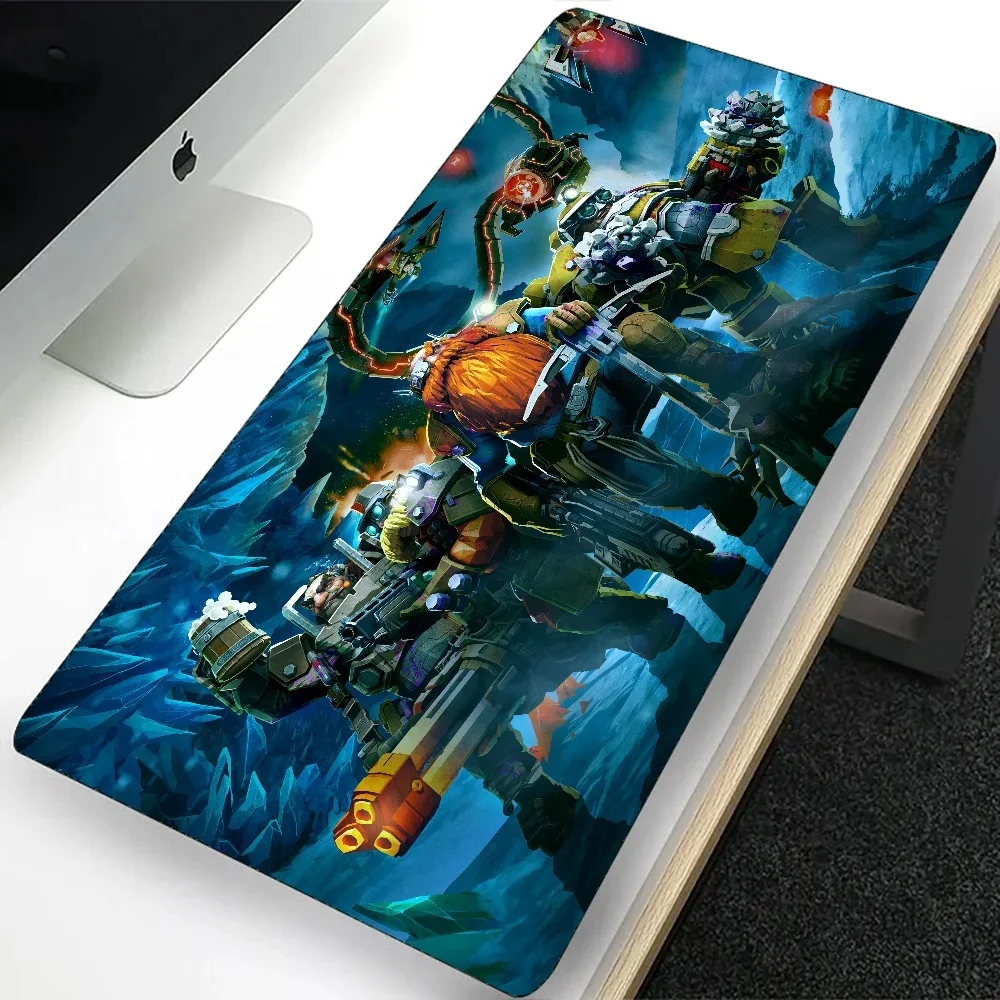 Tapis de souris de jeu deep rock galactic, grand format média, pour ordinateur portable et de bureau