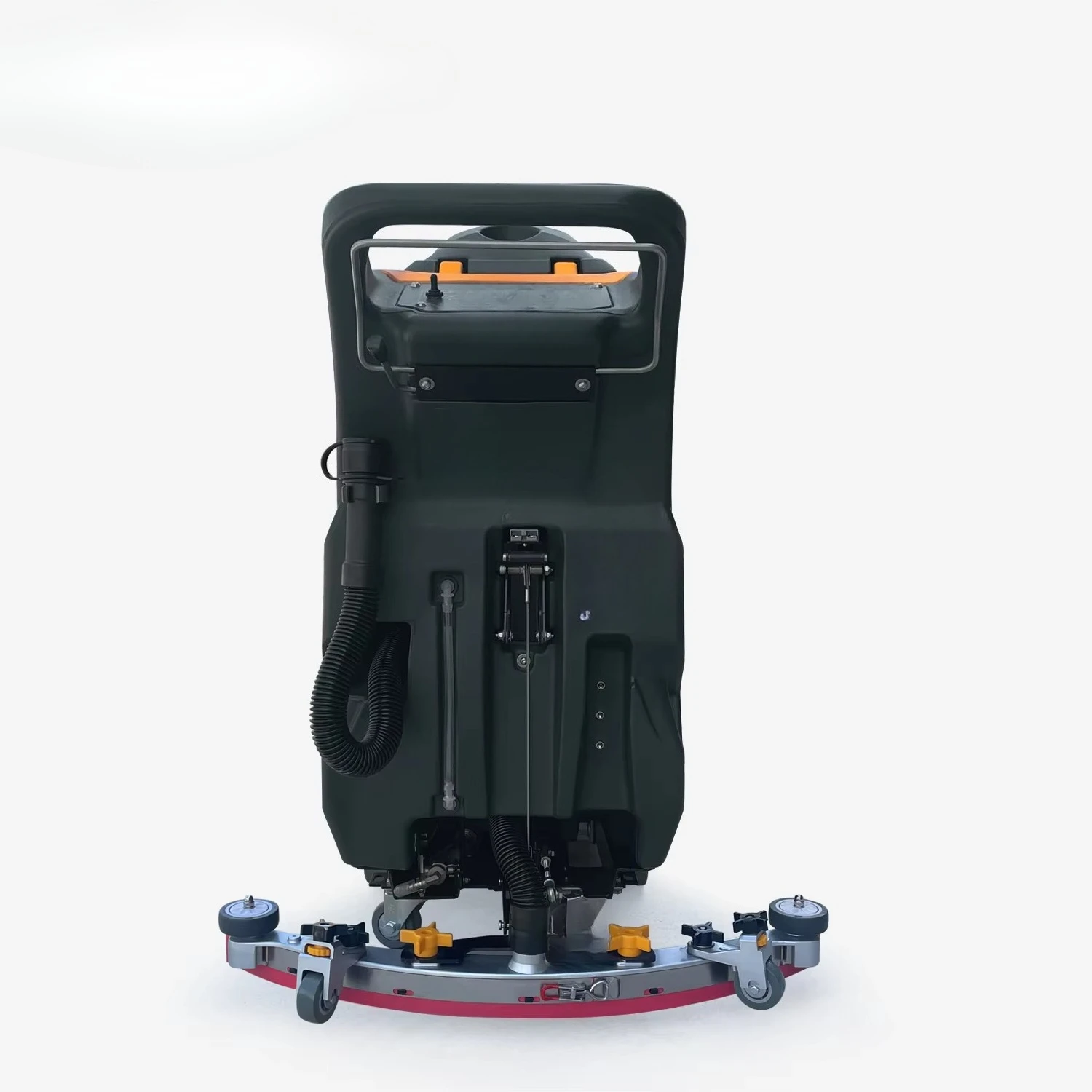 Multifunctional Electric Floor Cleaning Machine Hand-Push Sweeper-Scrubber with Double Roller Brush Design