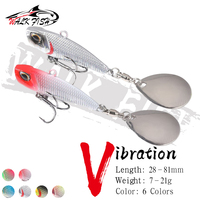 WALK FISH Spinner Bait Metal VIB 7g 11g 15g 21g Fishing Lure Rotating Tail Vibration Sequins Japan Wobbler Trolling Bait Pesca
