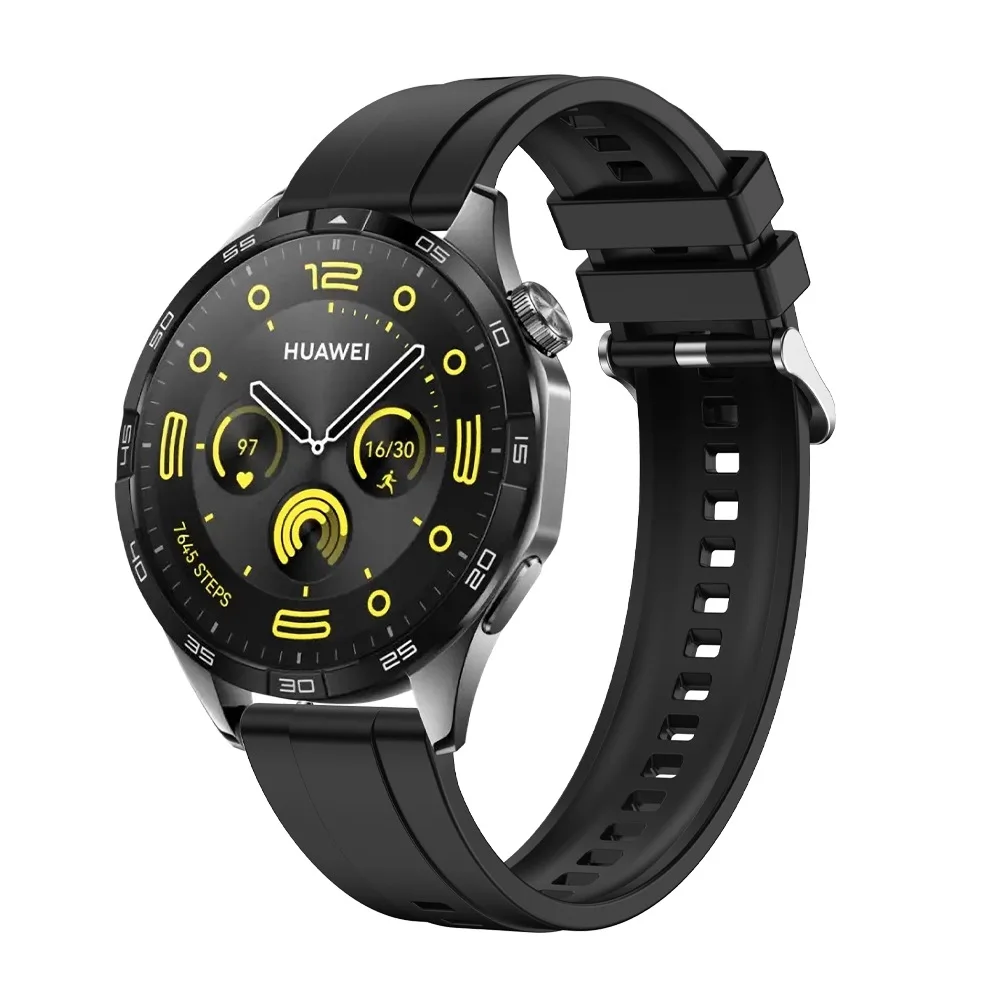 22mm Quick Release Silicone Strap For HUAWEI WATCH GT 4 3 2 46mm/Runner/Ultimate Band For Samsung/Amazfit/TicWatch/SUUNTO/Xiaomi