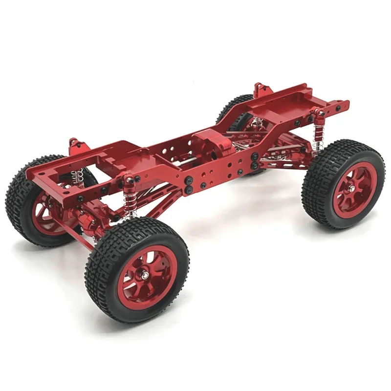 1/12 MN168 RC remote control car spare parts upgrade all-metal car technology modification front and rear door bridge chassis