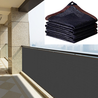 Balcony Sunshade Net Privacy Fence Screen Outdoors Anti-UV Panels Mesh Cover Effective Shading Shade Swimming Pool Net Cover