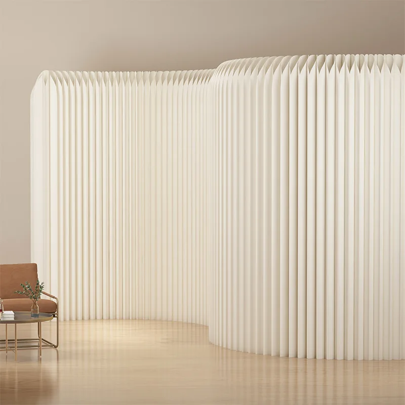 

Screen, partition dome shaped paper wall, luminous, foldable, office partition baffle, household, removable