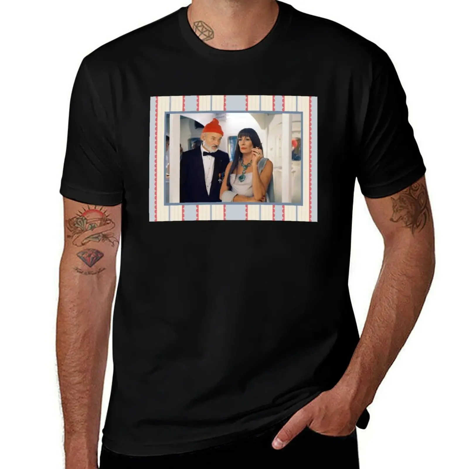 

The Life Aquatic Shot T-Shirt anime tshirt T-shirts oversize cotton man t-shirts boys animal print t shirt for men