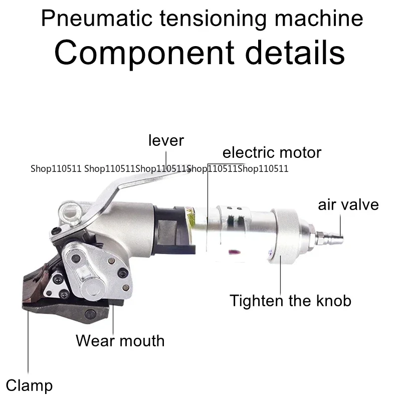 Hot sales 19-32MM split fully automatic hand-held pneumatic steel belt baler iron belt strapping machine