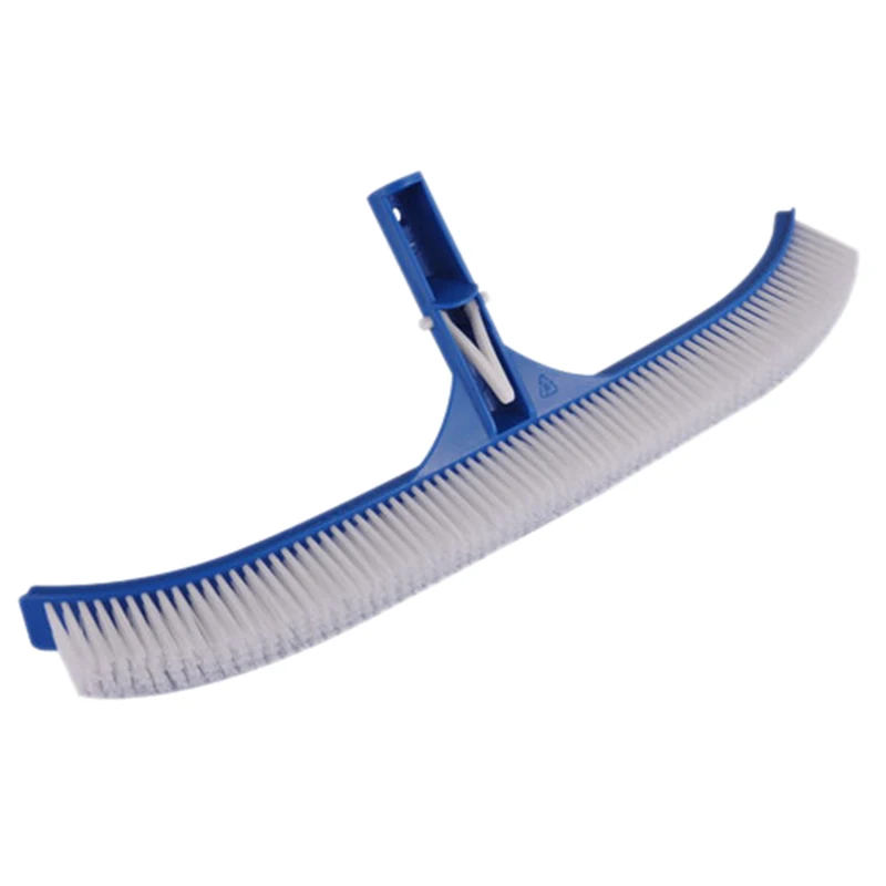 18 Inch Blue Swimming Pool Brush Handle Clean Brush Pool Wall Brush Swimming Cleaning Tools Cleaning Equipment