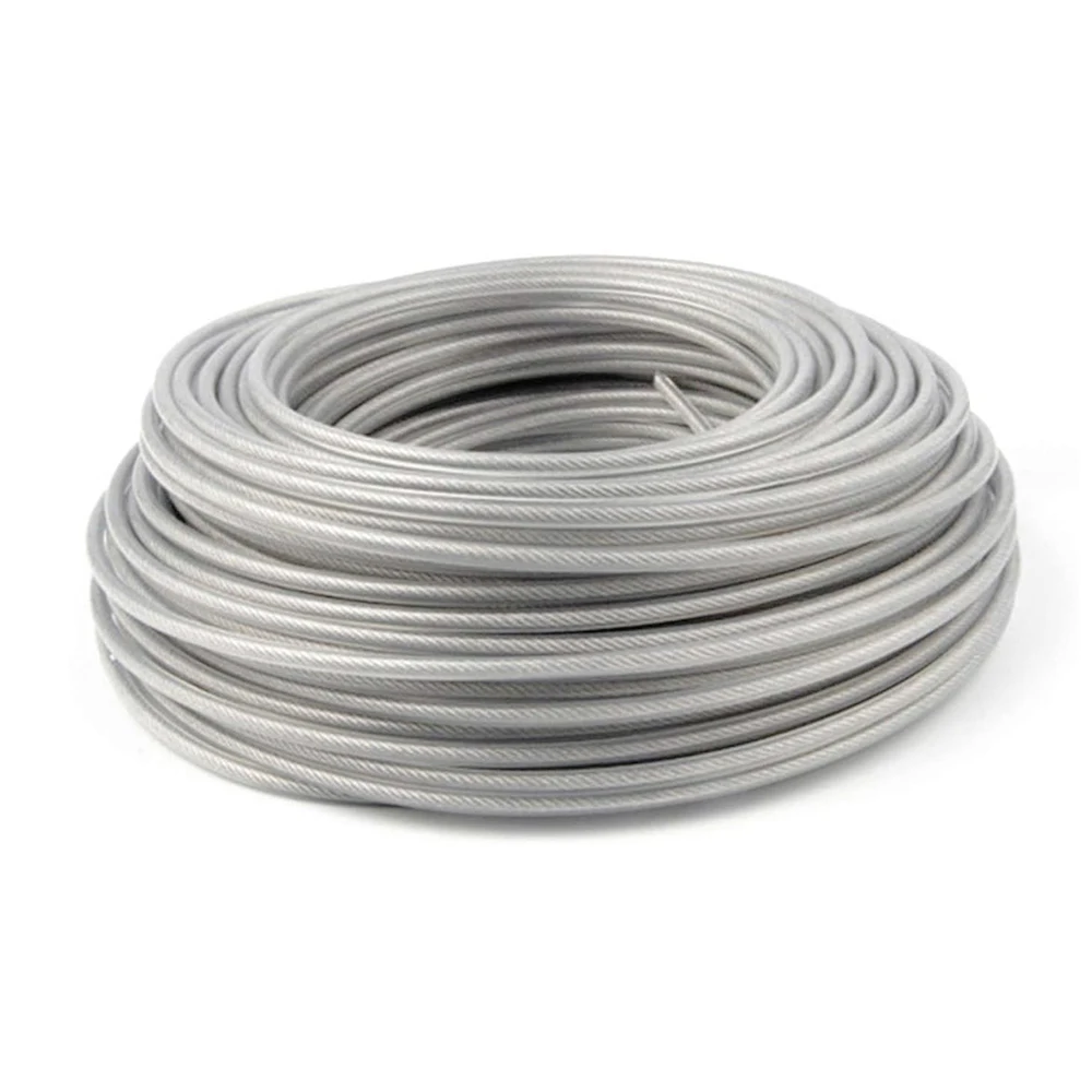 Fil d'acier en Nylon de 2.4mm 3mm, ligne de débroussailleuse, corde de tondeuse à gazon, cordon résistant à l'usure, accessoire d'outil de jardin de remplacement tranchant