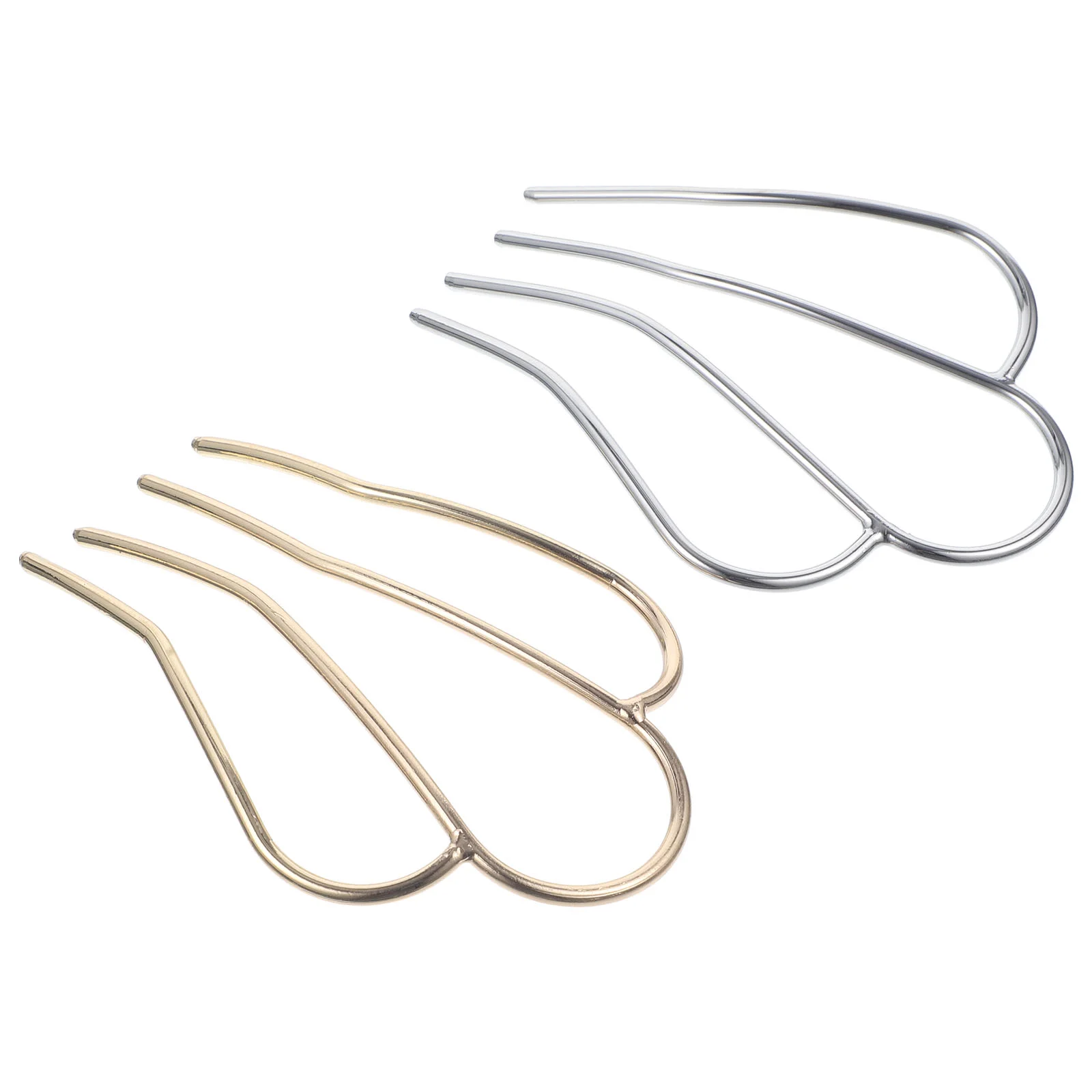 2 Pcs Hairpin Vintage Fork Stick Retro Accessories Barrettes Women Acetate Sheet Chinese Comb Miss Clips