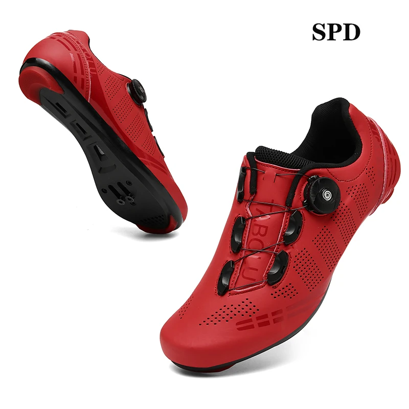 Rennradschuhe Upgrade Hochwertige Herren-SPD-Selbstverriegelungs-Rennradschuhe Damen Outdoor Atmungsaktive Radschuhe – Detail 15