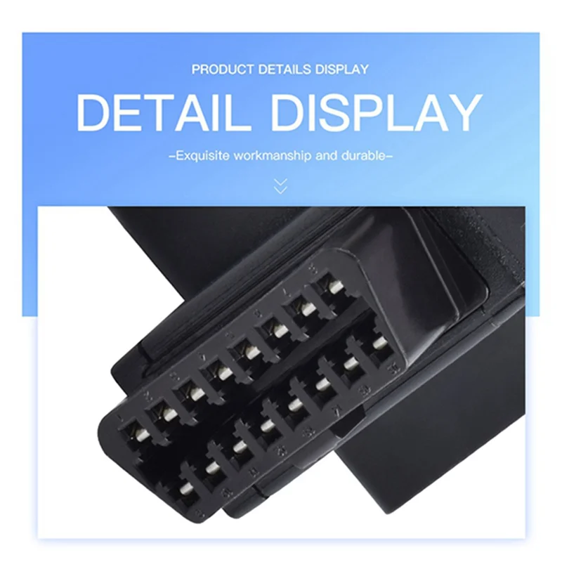 

APPLIA-2X Car Mini OBD2 One Minute Two Extension Cable Automotive Universal 16-Pin Core Splitter Connected To Obd Devices(B)