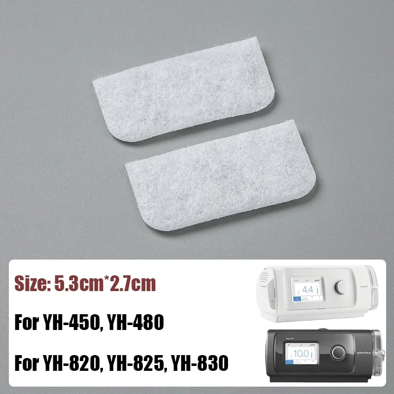 40 Pcs Air Cleaner Membrane Filter Compatible with Yuwell YH-450/720/725/820 Respirator Machine Cotton Filter for Personal Prote