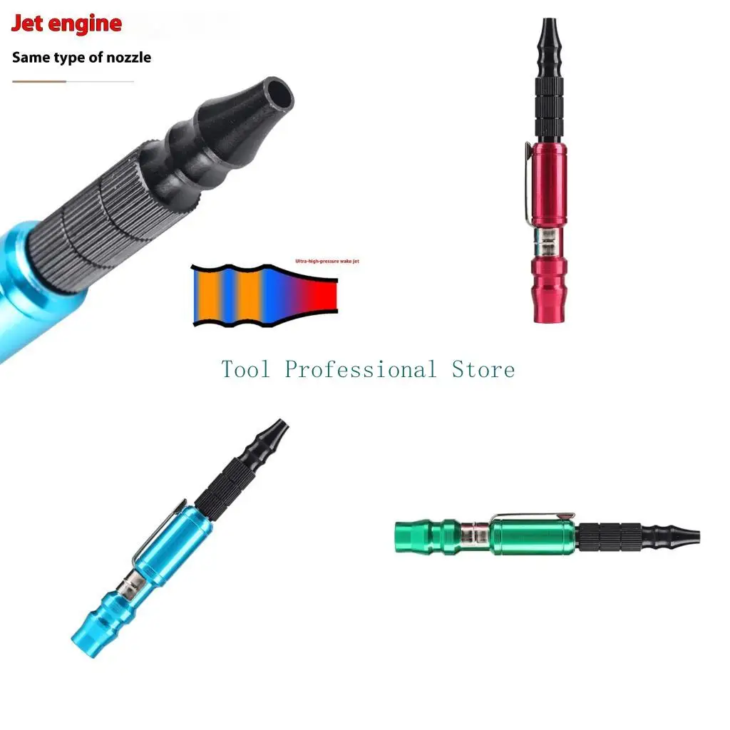 57QF Ergonomic Air Blower Guns Suitable For Workshop Cleaning Adjustable Airflows Nozzle Tool 20g Lightweight 3 Color Options