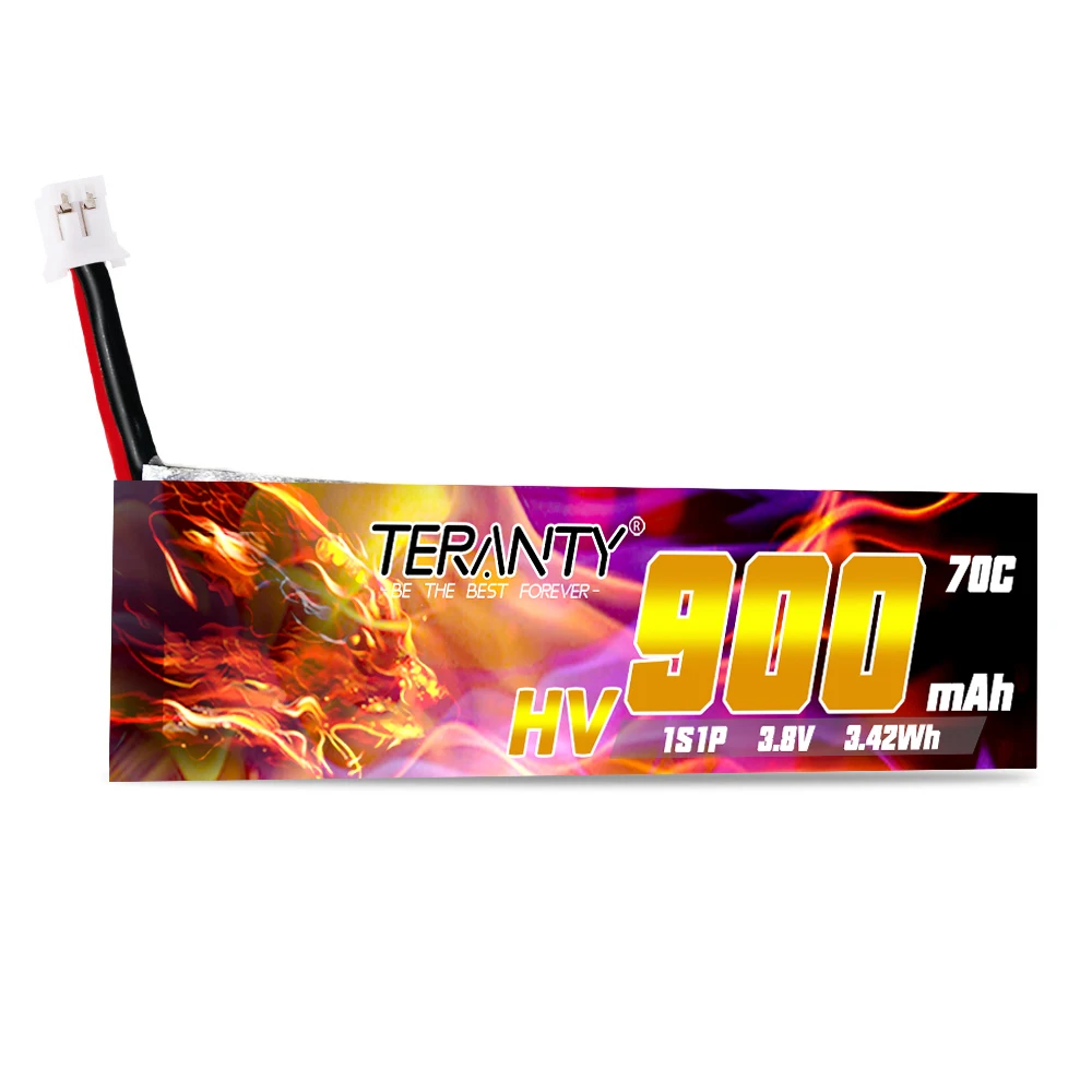 TREANTY 900mAh 1S 3.8V 70C/140C Lipo Battery TinyHawk Brushless Mini Travel Machine FPV High Rate Lithium Battery