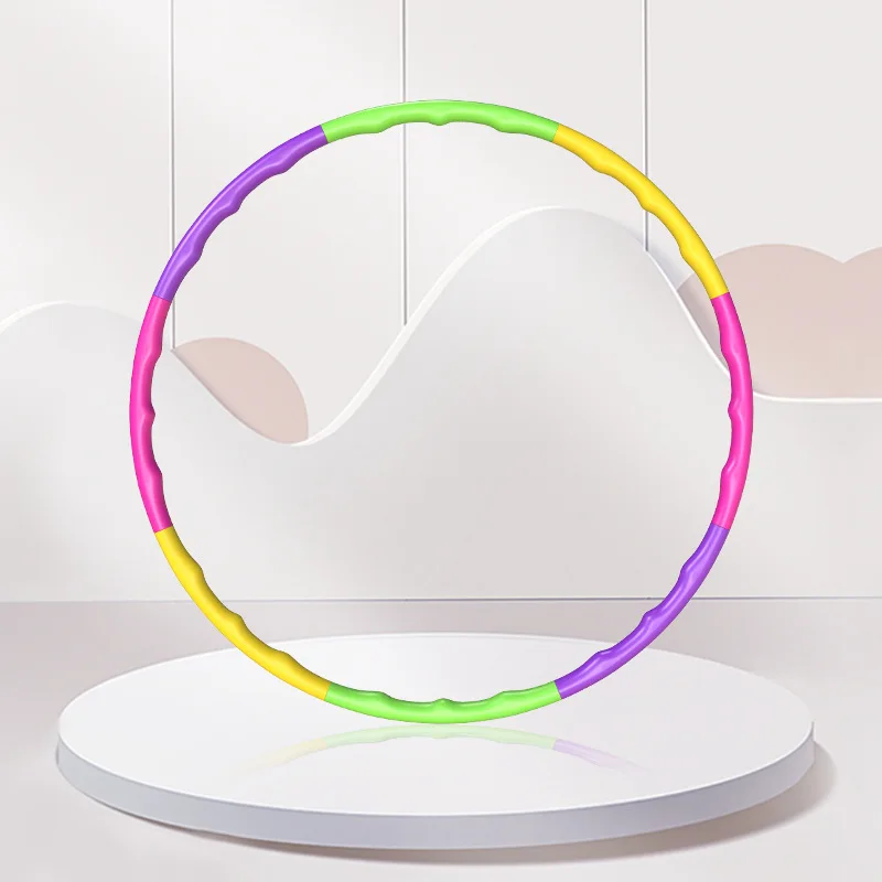 Sport Removable Color Hoop Equipment For Children Portable Exercise Plastic Fitness Training Hoola Circle Children\'s Best Gifts