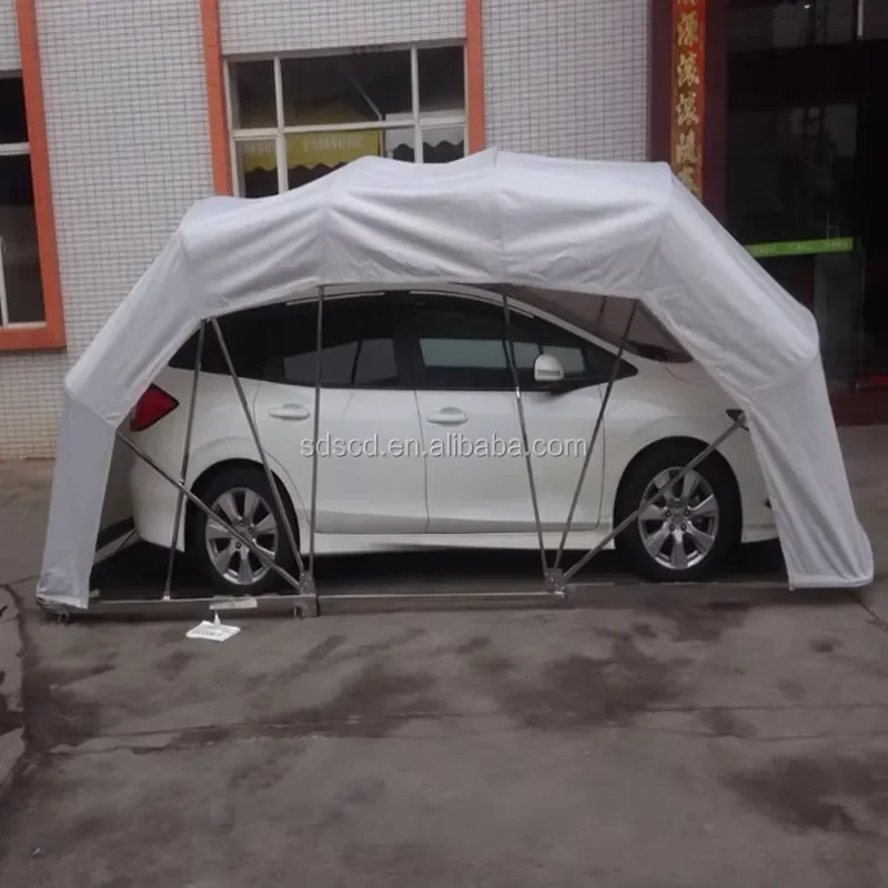 2026 Outdoor Waterproof Car Shelter Metal Frame Folding Car Parking Sheds