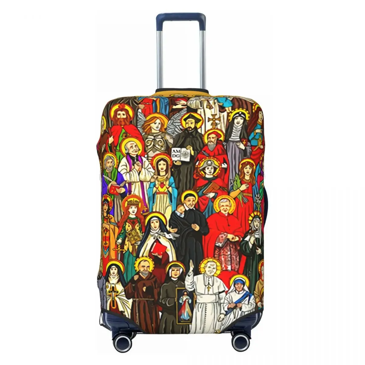 

Saints All Saints Catholic Saints Suitcase Cover Elastic Luggage Protective Covers for 18-32 inch