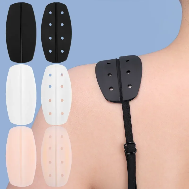 2pcs Underwear Silicone Shoulder Pads Bra Straps Anti-Slip Soft Shoulder Pads Belts Holder Cushions Women Intimate Accessories