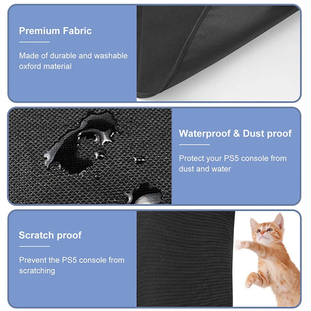 سترة الغبار PS5 لعبة آلة الغبار سترة شبكة التوصيل شل أجزاء مقاومة للخدش.