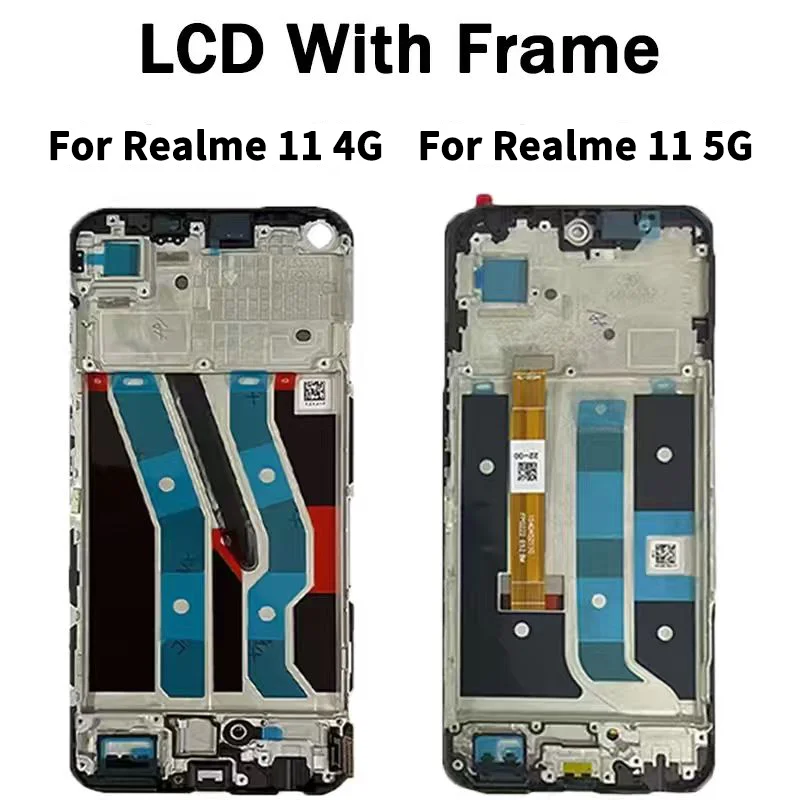Wyświetlacz AMOLED do OPPO Realme 11 5G RMX3780, ekran dotykowy, digitizer, ramka wyświetlacza do Realme 11 4G RMX3636 — zdjęcie produktu 5