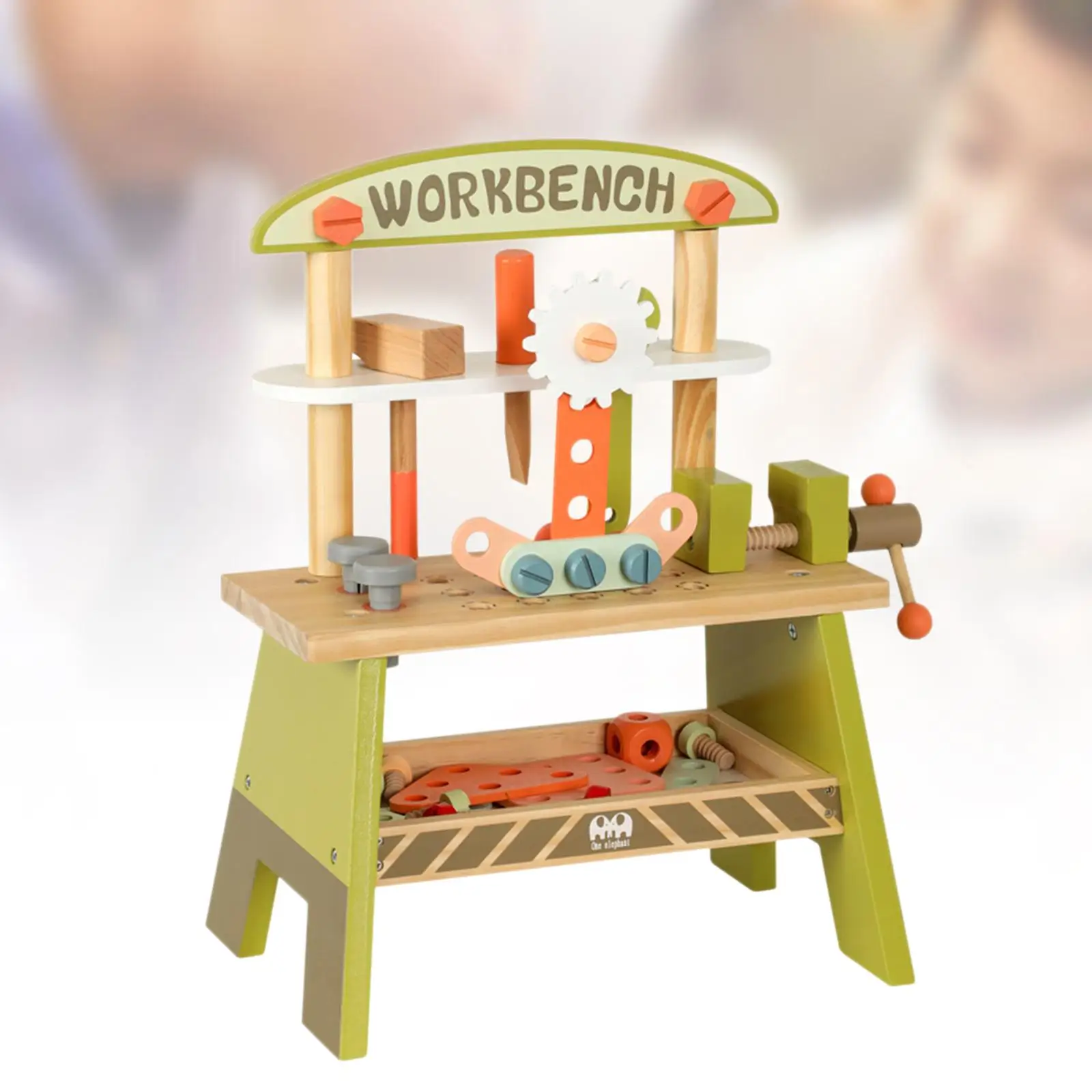 Set di strumenti per giochi di riparazione per bambini Piccolo banco da lavoro in legno per bambini Giocattolo fai da te in legno per bambini