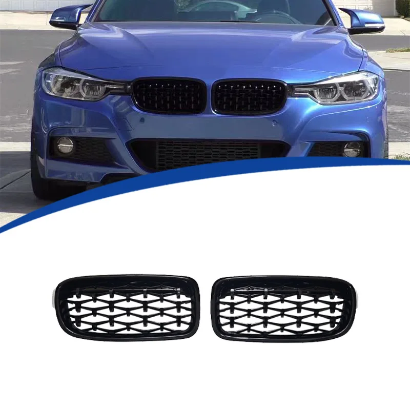 Suitable for 2013-2018 BMW 3 Series F30 Meteor Style Grille original car replacement installation Car Grille Mesh Decoration