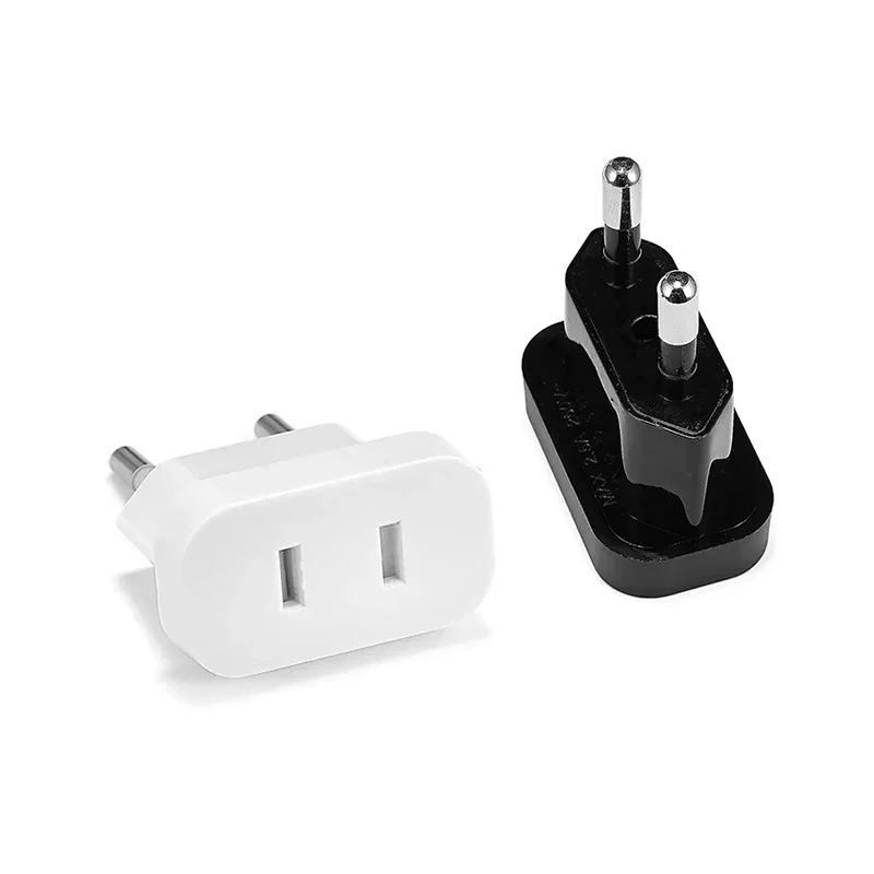EU Plug Sockets Electrical Multiple European US To EU Plug Electrical Sockets Converter Travel Power Adapter Socket 4.0mm 4.8mm