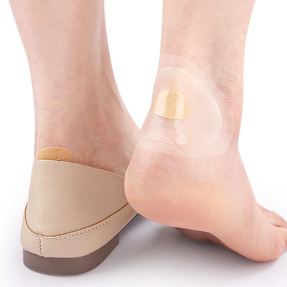 Durable Invisible Heel Stickers Antiwear Multifunctional Gel Heel Protector Foot Care Heel Liner Adhesive Blister Pads Foot Care