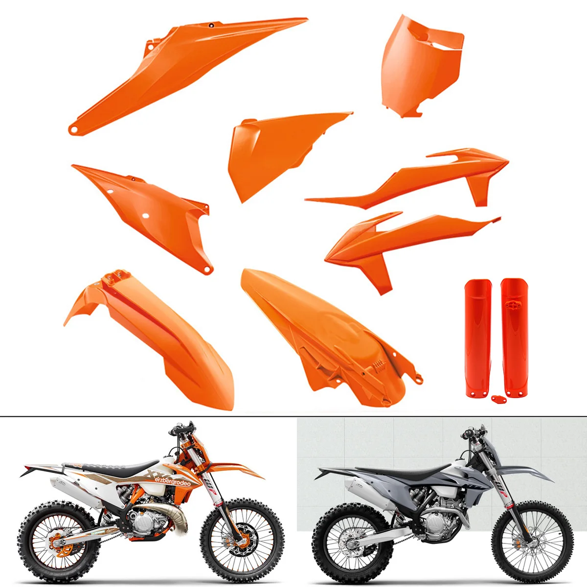 

Motorcycle Full Fairing Kits Plastic Body Cover Fenders Mudguard For KTM EXC EXCF SX SXF XC XCF XCW XCFW 125 250 300 350 450 500