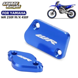 Motorcycle Front Rear Brake Fluid Reservoir Cover For YAMAHA WR 250F 250R 250X 450F Brake Master Cylinder Cap WR250 WR250F WR450