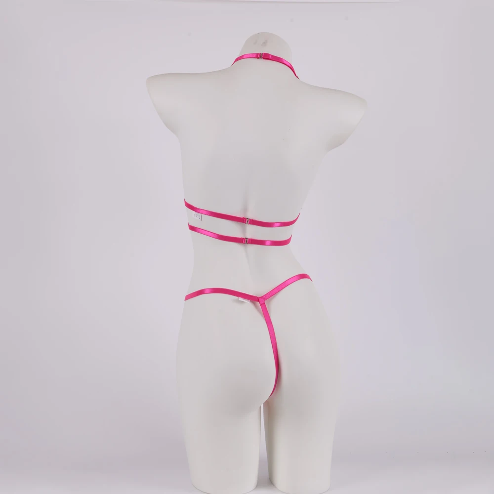 صنم جنسي الملابس الداخلية النسائية الساخنة النساء الملابس الداخلية المثيرة مجموعات الأزهار الملابس الغريبة انظر من خلال الصدرية موجز شهر العسل استخدام خاص