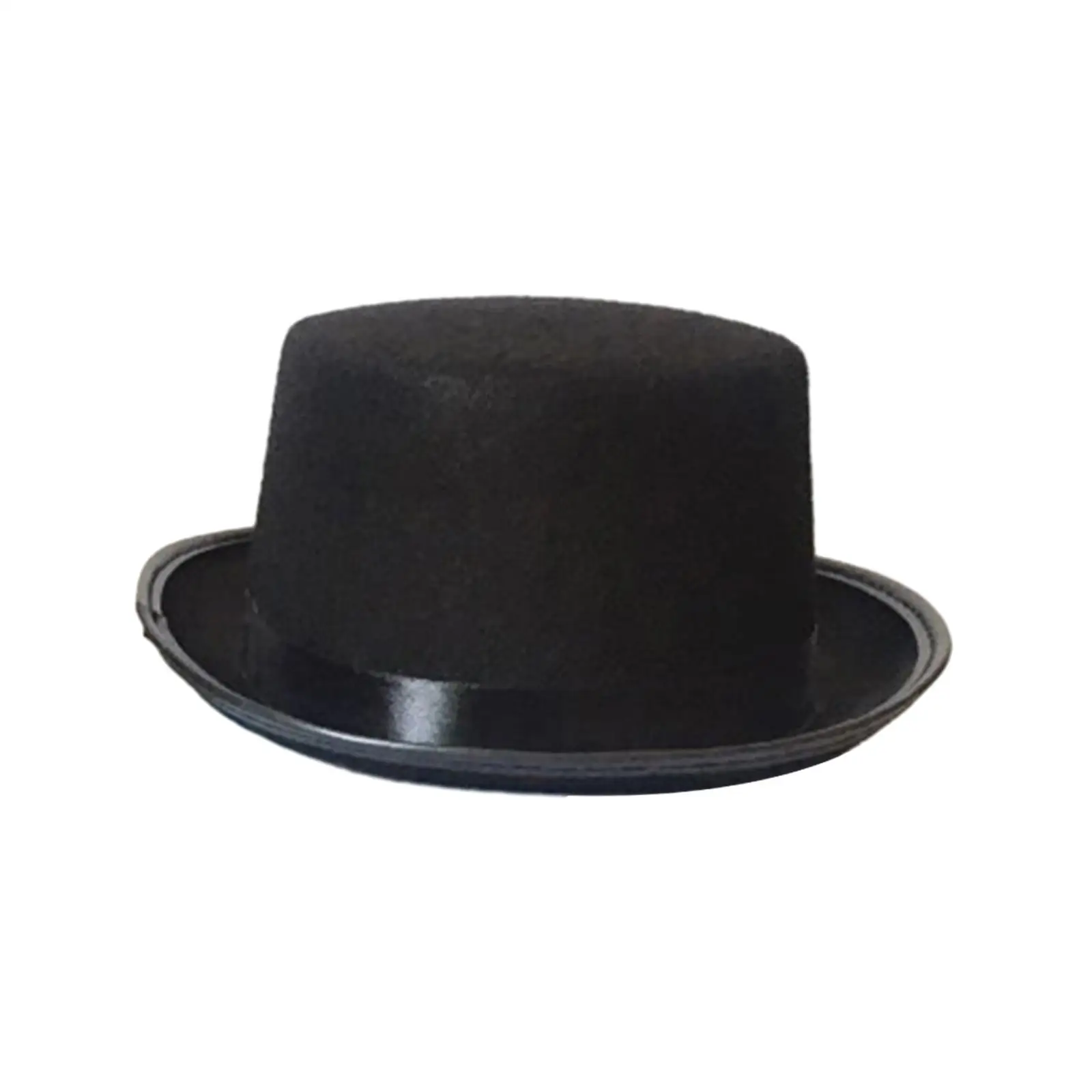 Black Top Hat Magician Fashion Adults Unisex Women Men Dress up Gothic Hat for Party, Carnival, Nightclub, Cosplay, Halloween,