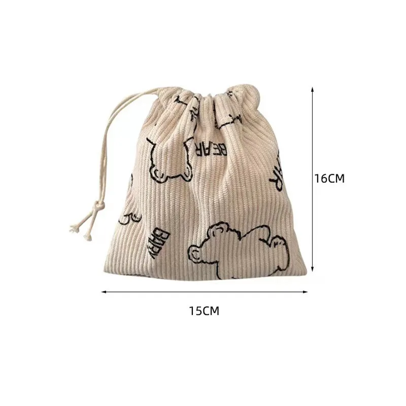 Cute Cloth Small Coin Purse Gift Drawstring Bag Handbags Woman Jewelry Lipstick Cosmetic Tote Rope Bags Storage Pouch String Bag