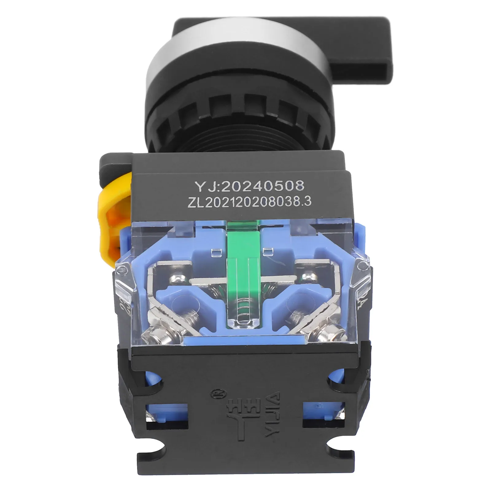 

3-Position Knob Switch Maintained Latching Cam Selector Silver Alloy Rotary Changeover Durable Electrical Mini Automotive