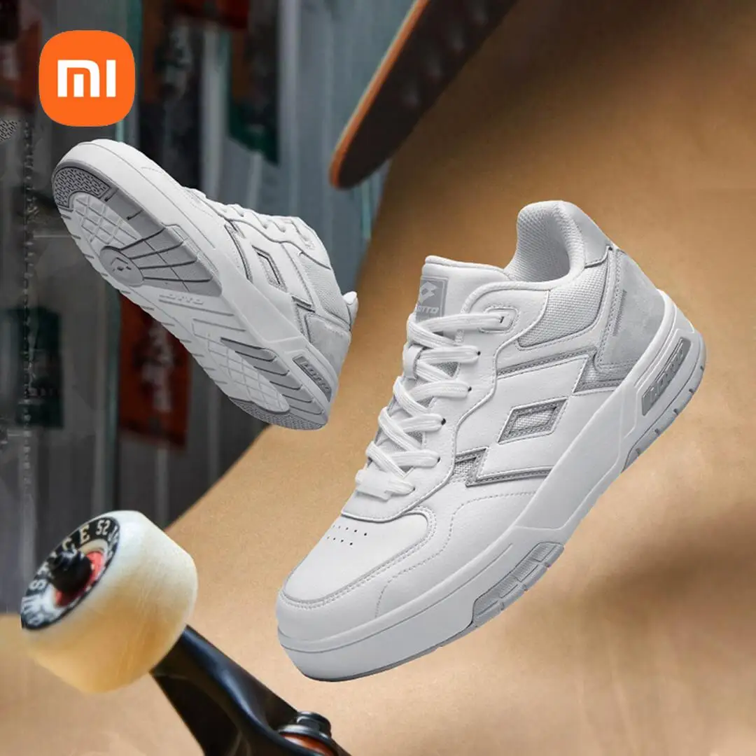 xiaomi mijia fashion all-in-one thick sole high top couple board shoes classic all-in-one leather board shoes with men and women