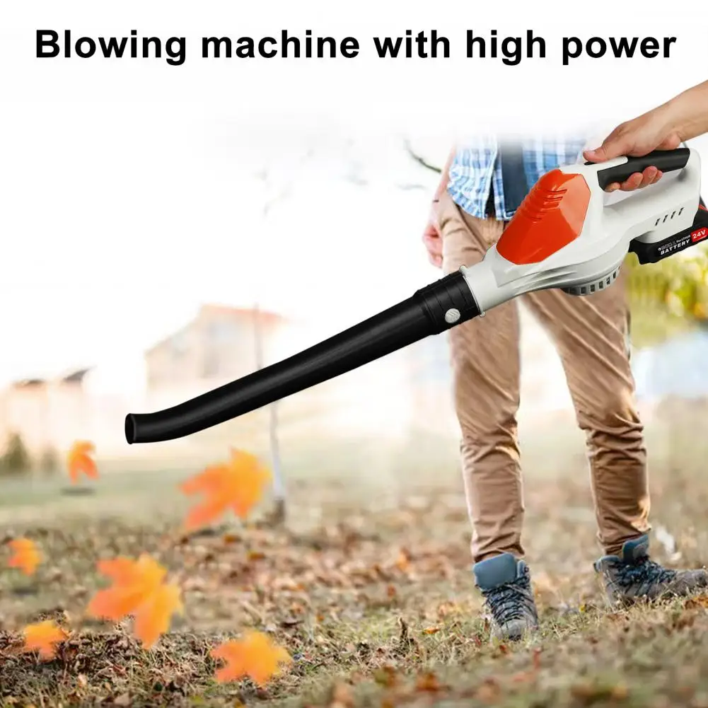 24V 1500mAh Electric Leaf Blower Handheld Cordless Leaf Blower With 2 Batteries Leaf Blowers For Lawn Care, Patio, Yard