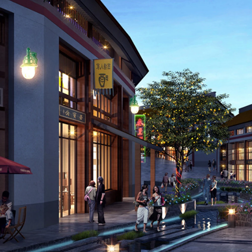 5 stks Mos Landschap Model Wandlamp Architectonische Zandbak Model Wandlamp DIY Accessoires Spoorweg Trein Layout Zandtafel Decor