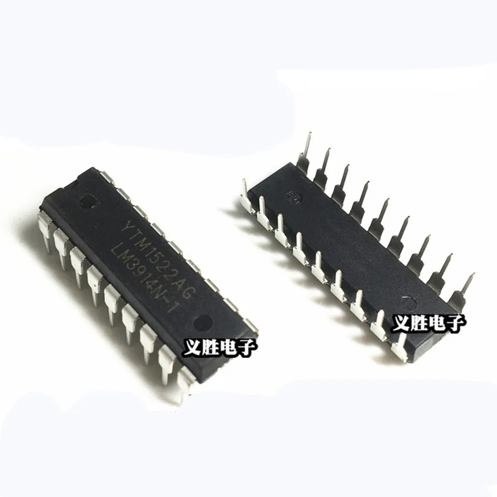 2PCS LED Bar Graph Display Driver LM3914 LM3915  LM3914N-1 LM3915N-1 DIP18